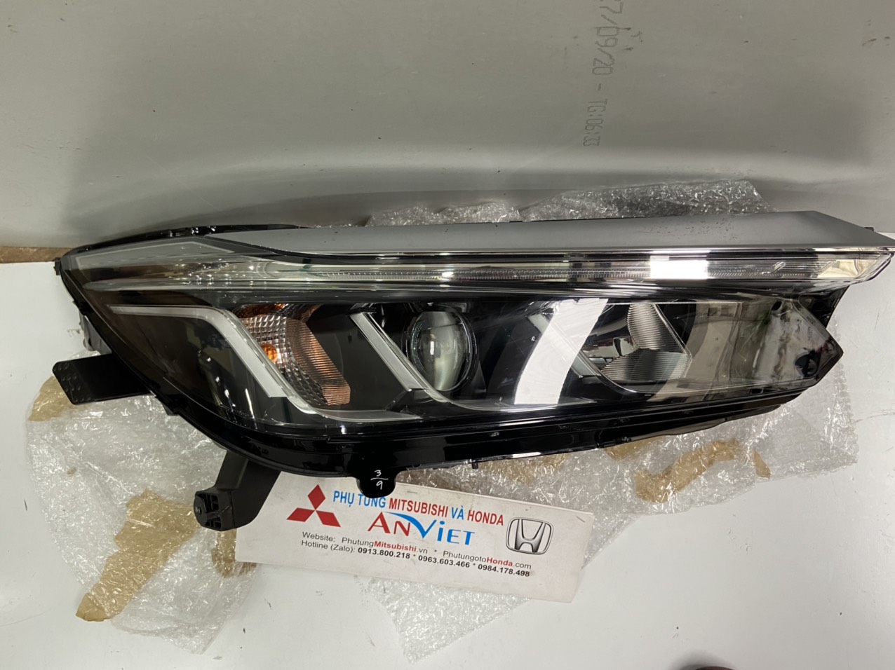 Đèn pha bên phụ xe Honda CITY 2021-2022 bản halogen